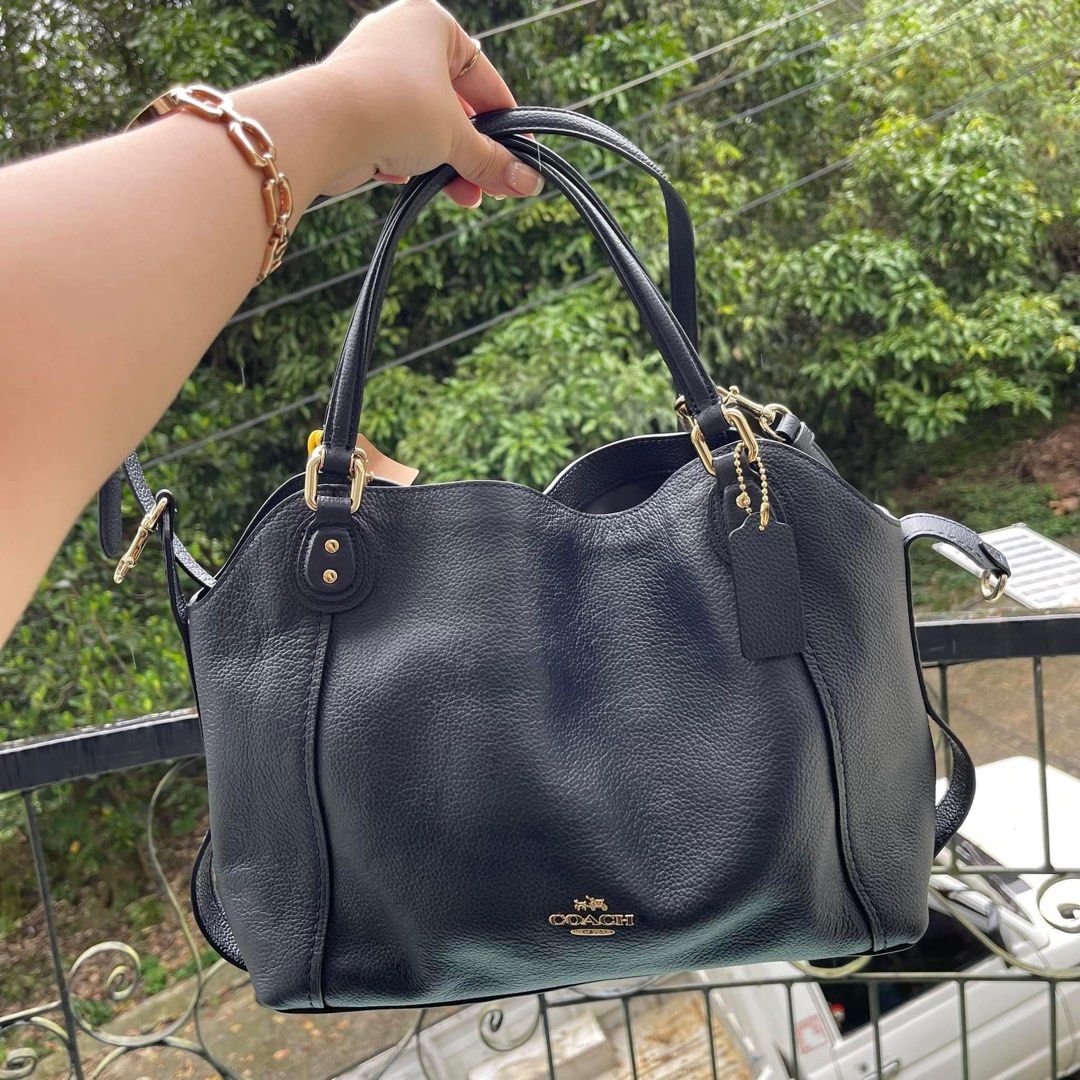 Coach edie 28 navy store