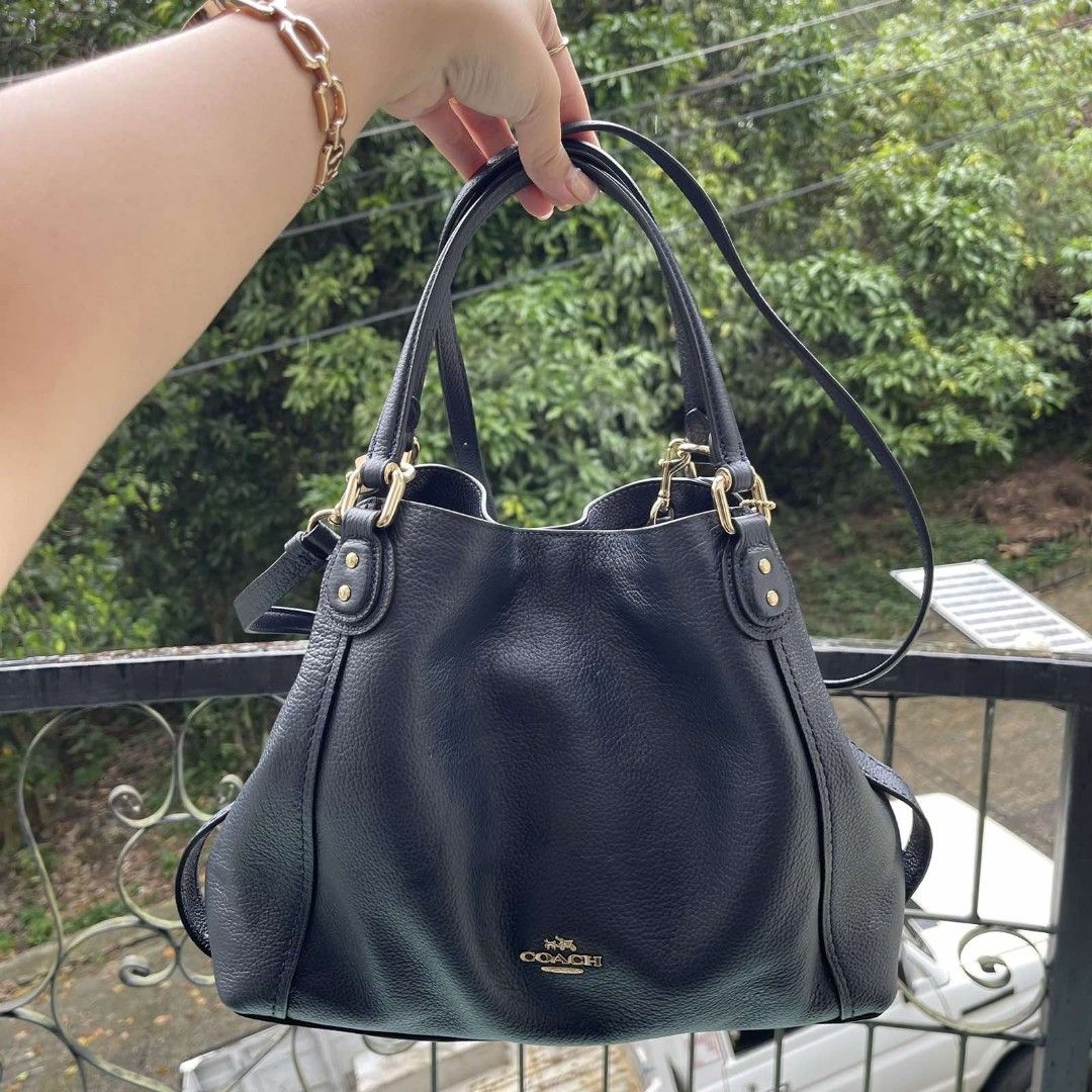 Coach edie 28 navy sales