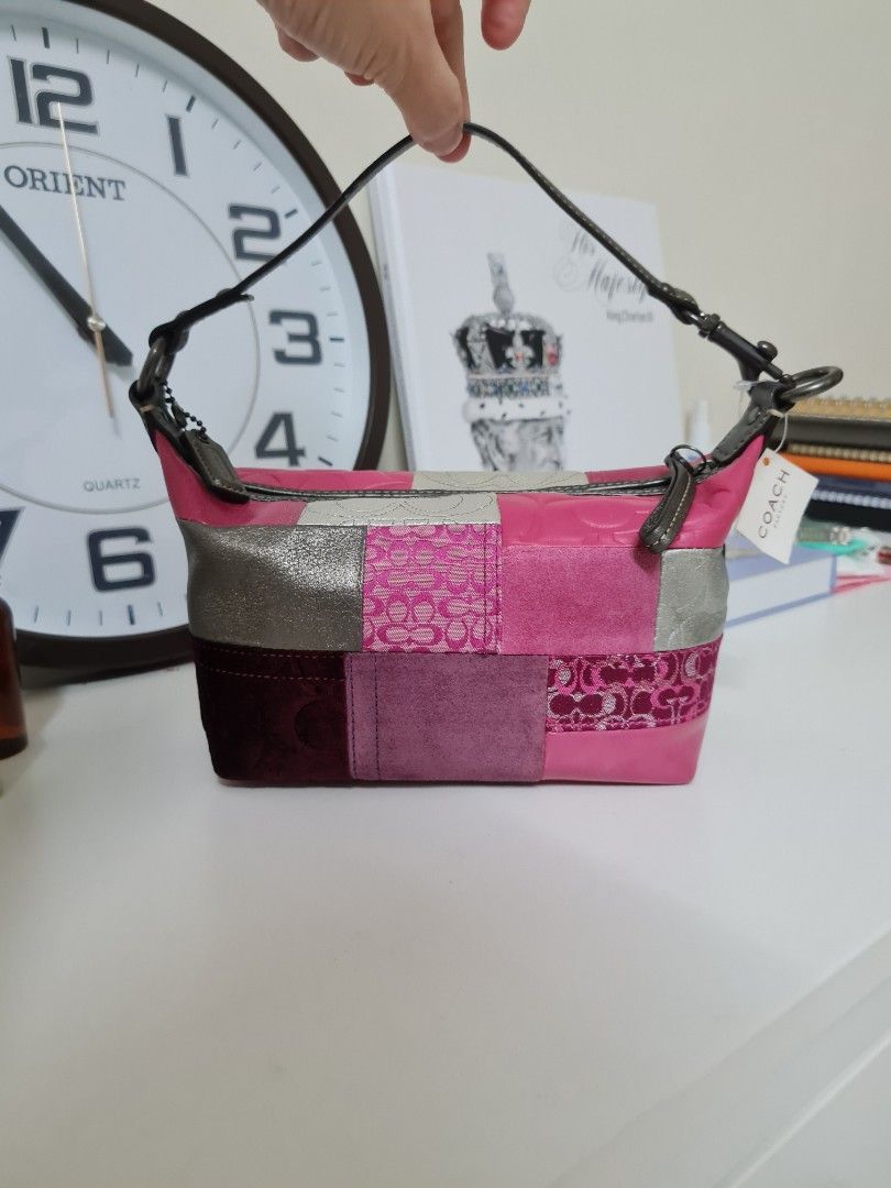 Coach patchwork shoulder bag sales