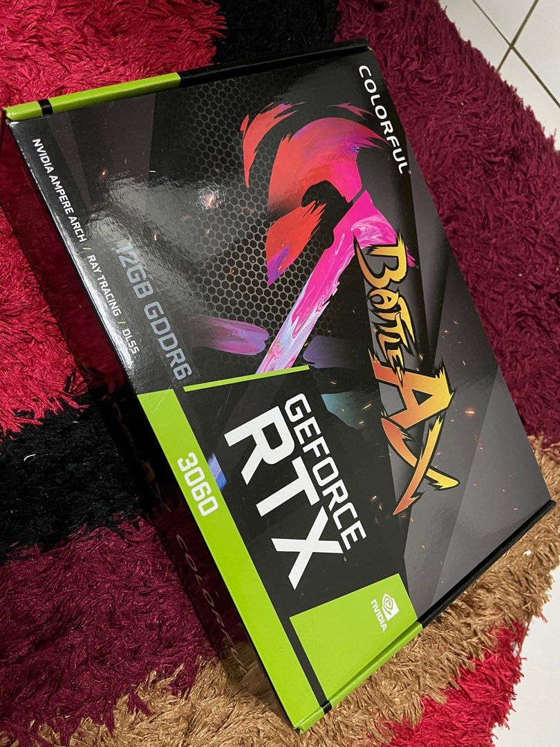 COLORFUL RTX 3060 [Box Only], Computers & Tech, Parts & Accessories ...
