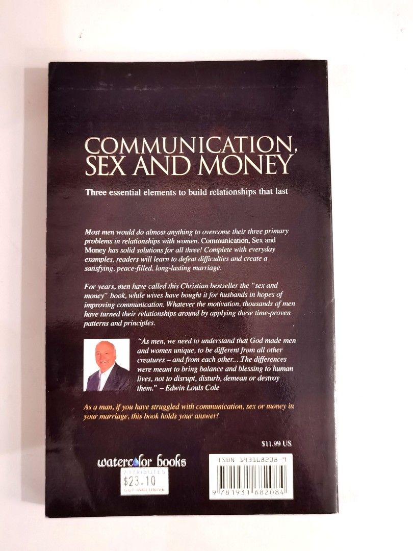 Communication, Sex, and Money Workbook - Edwin Louis Cole - Google Books