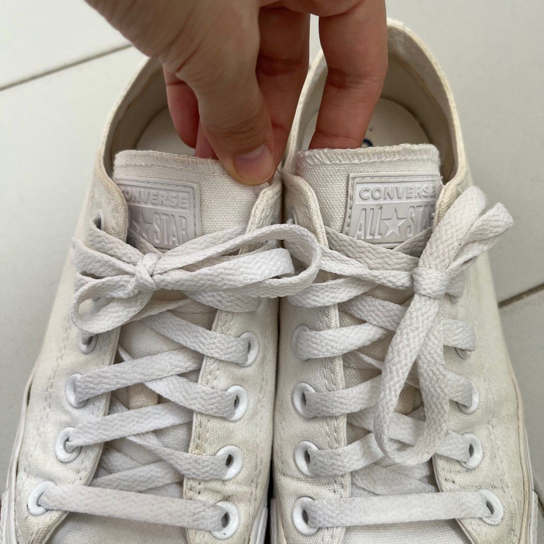 Converse Chuck Taylor White on White ALL STARS Sneakers Women s