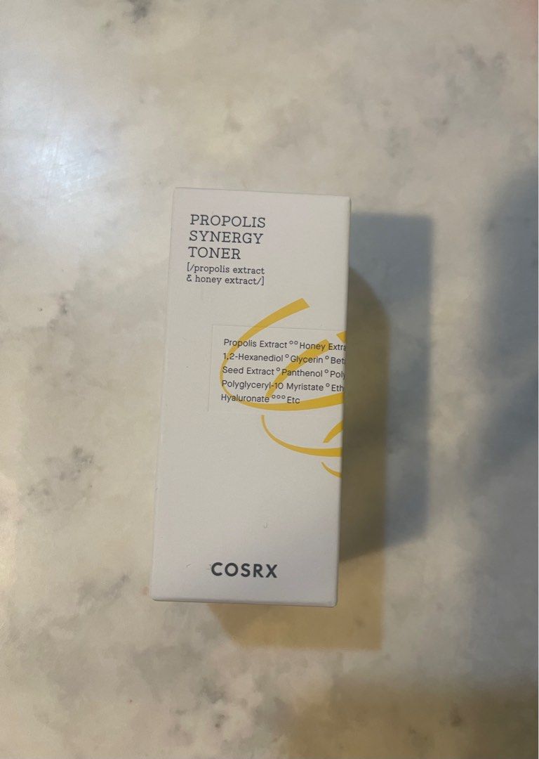 Cosrx Propolis Synergy Toner Mini 50ml (Category: Face Care) located in Quezon City. Submitted by summerfind (Listing ID 1249213431, Image 2). Description: Brand New mini bottle Expiry: May 5 2024 .
