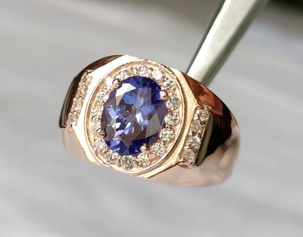 Custom tanzanite engagement 2025 rings