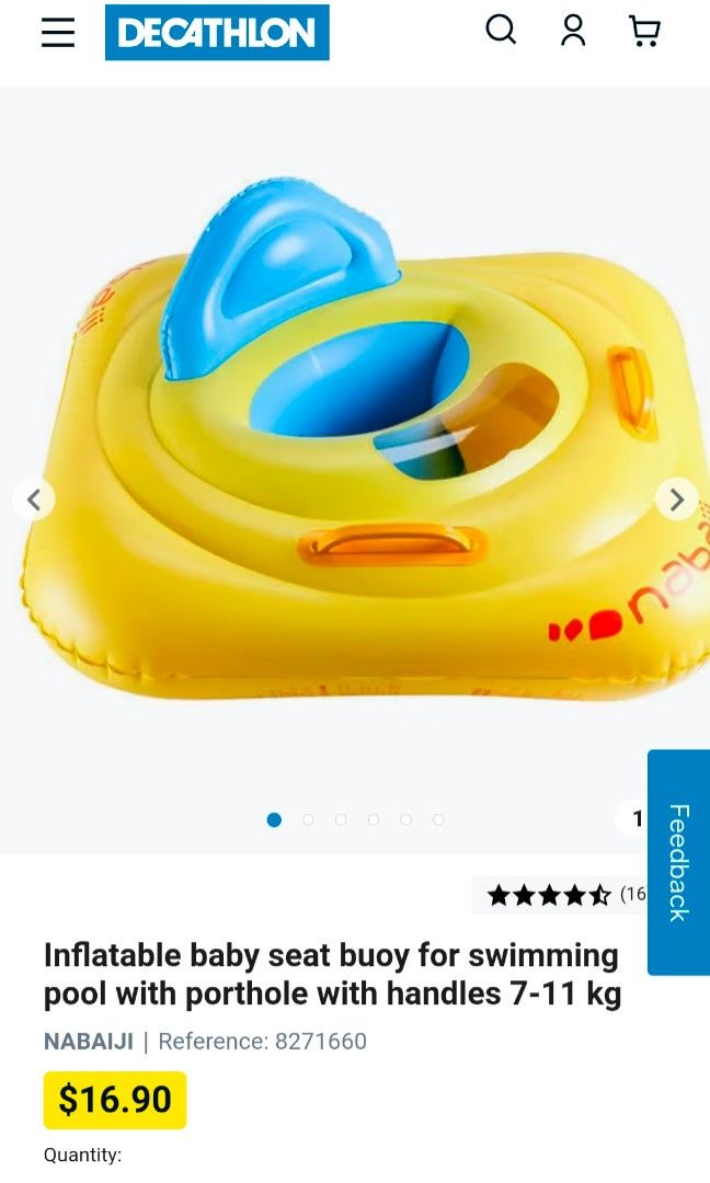 Baby store float decathlon