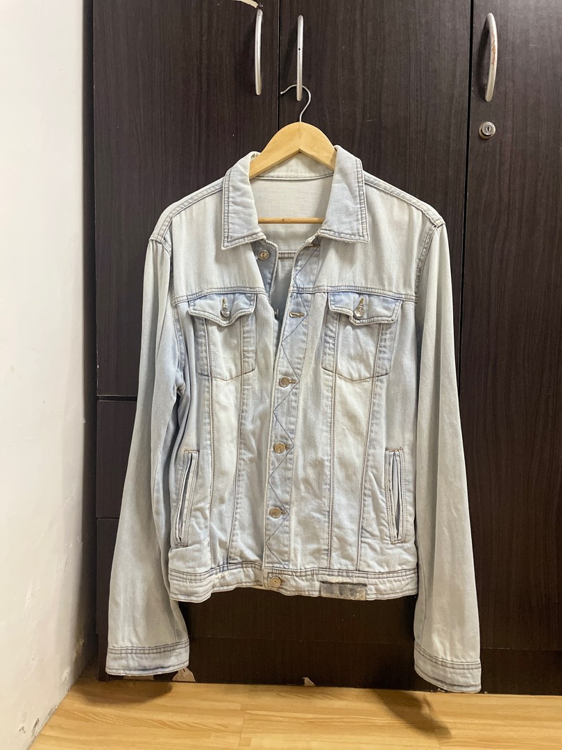 Denim Jacket Zara Preloved, Women's Fashion, Coats, Jackets and