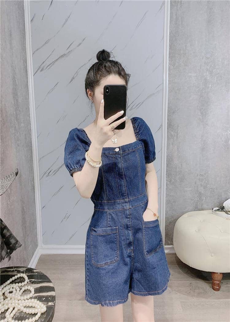 Jeans jumpsuit dress online