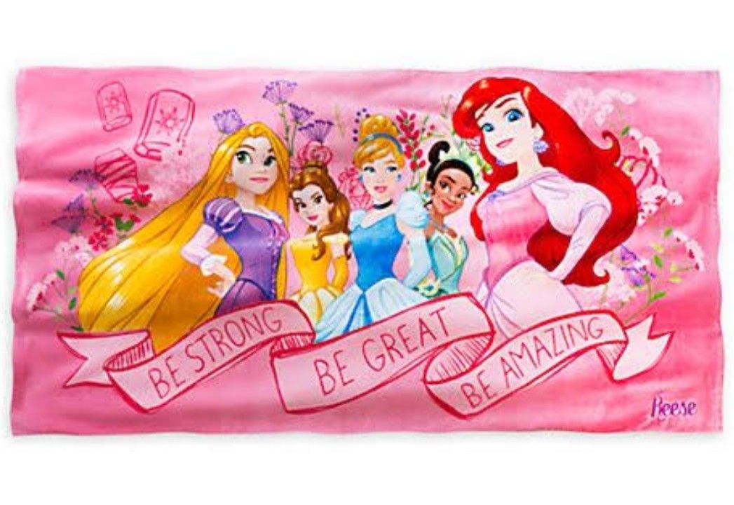 Disney Princess Big Towel (Category: Bathtub & Bath Accessories) located in Cainta. Submitted by thrifty_mama (Listing ID 1249123539, Image 1). Description: From Japan, never been used. Payment thru Gcash Shipping thru Grab.