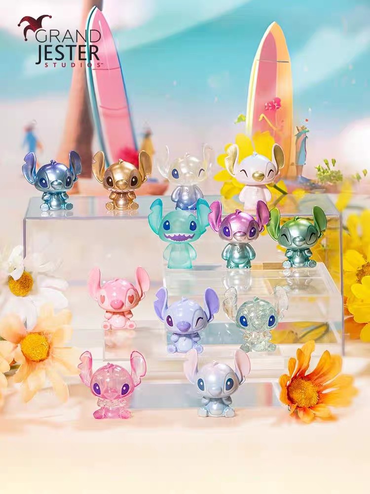 [DISNEY X ENESCO GRAND JESTER STUDIOS] DISNEY STITCH MINI BEANS SERIES 2  FULL SET AND INDIVIDUAL BLIND BAGS AVAILABLE - 3 FIGURINES PER BLIND BAG