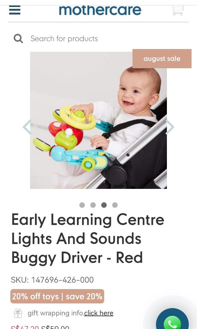 Early learning centre hot sale buggy driver