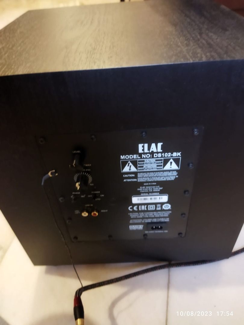 ELAC Debut S10.2 10 Inch Powered bassreflex Subwoofer, Audio