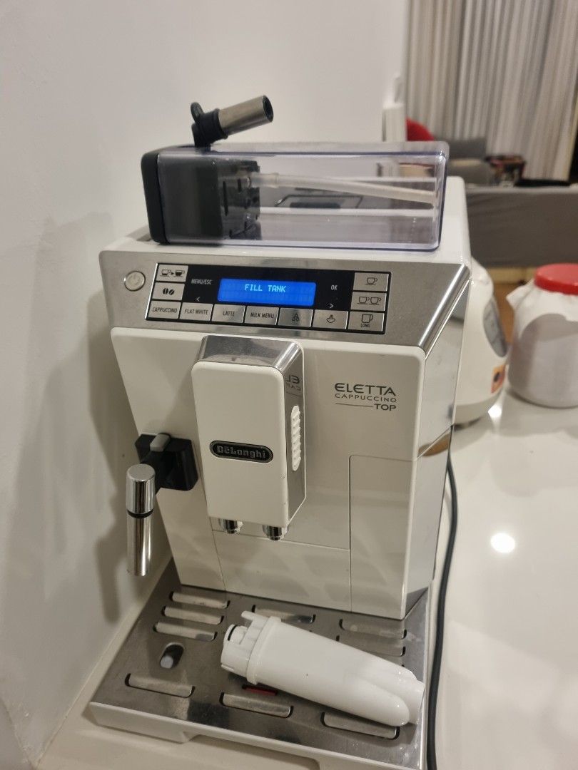 DeLonghi Eletta Cappuccino Fully Automatic Coffee Machine, TV & Home