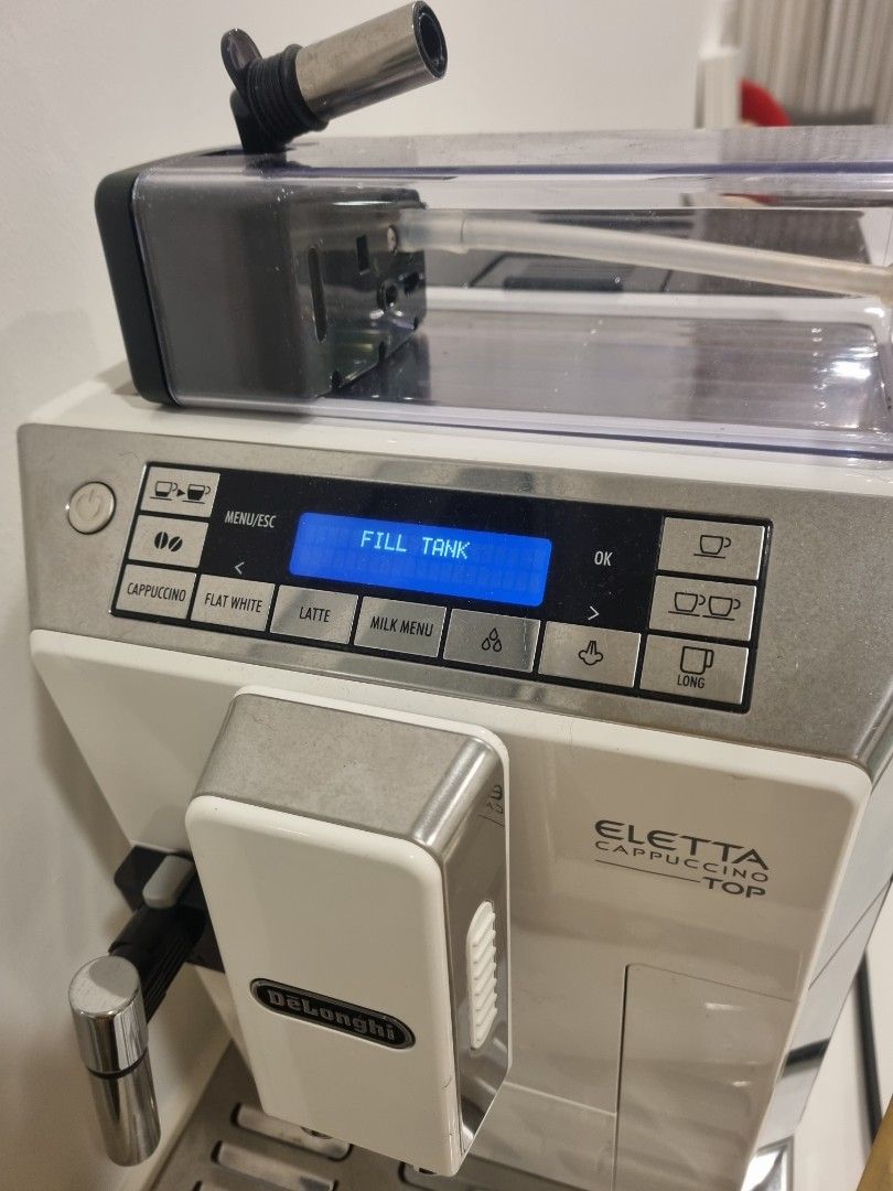 DeLonghi Eletta Cappuccino Fully Automatic Coffee Machine, TV & Home