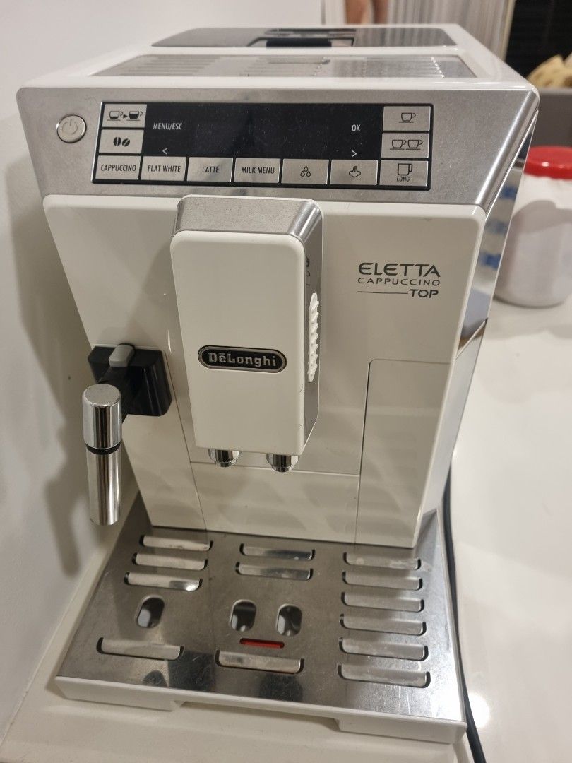 DeLonghi Eletta Cappuccino Fully Automatic Coffee Machine, TV & Home