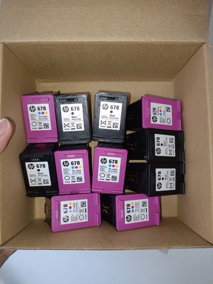 Empty ink cartridges on sale