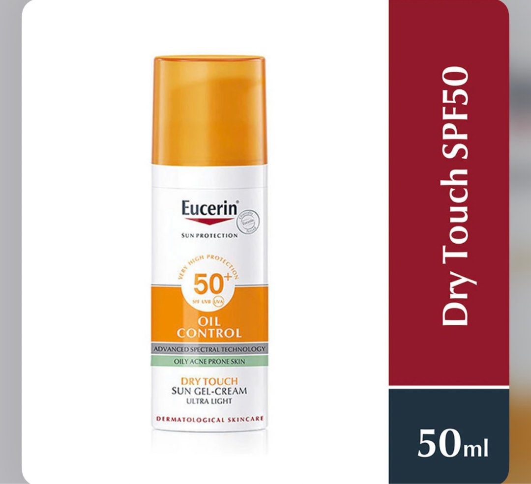 Eucerin Sun Gel-Cream Oil Control Tinted Medio SPF50 50 Ml.