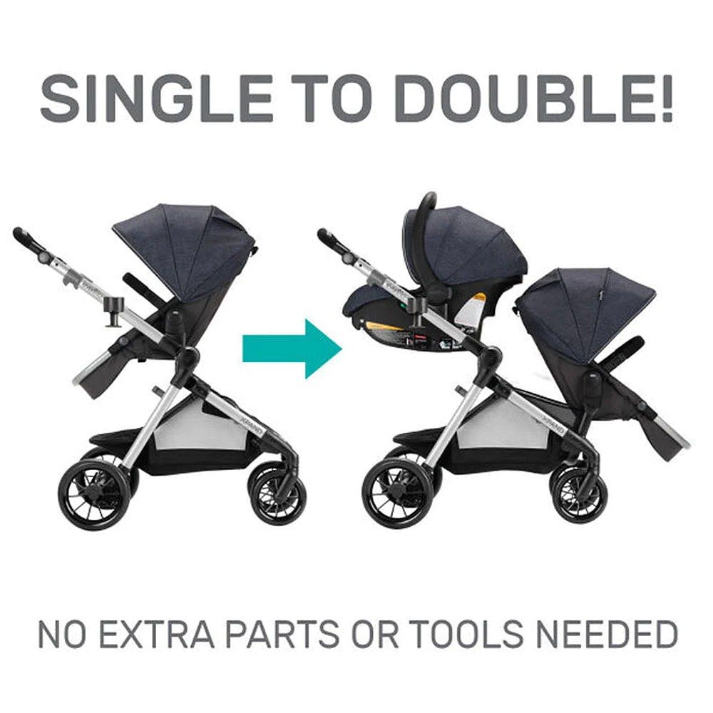 Evenflo Xpand Pivot (Double Stroller), Babies & Kids, Going Out