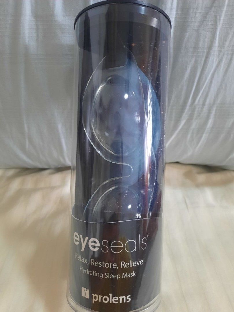 Eyeseals 4.0 hydrating sleep mask (clear) for dry eyes, Men's Fashion