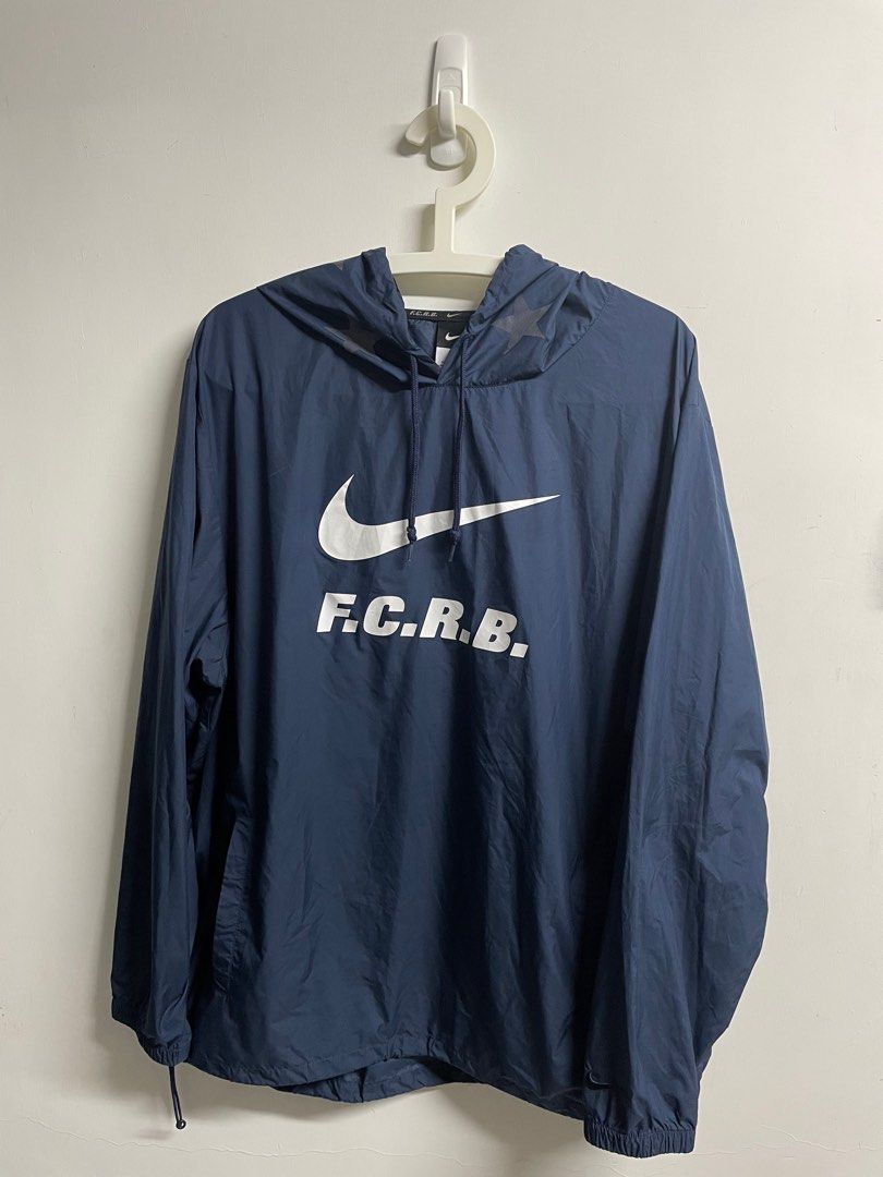 FCRB Nike x F.C. Real Bristol Packable Anorak Obsidian Blue Size L