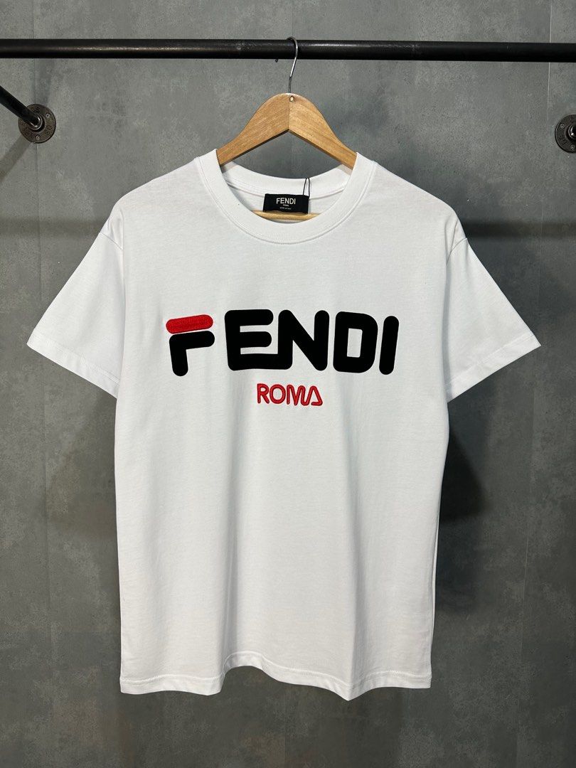 Fendi FILA T-Shirt, Men's Fashion, Tops & Sets, Tshirts & Polo