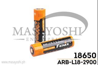 Fenix 2900L 18650 Battery