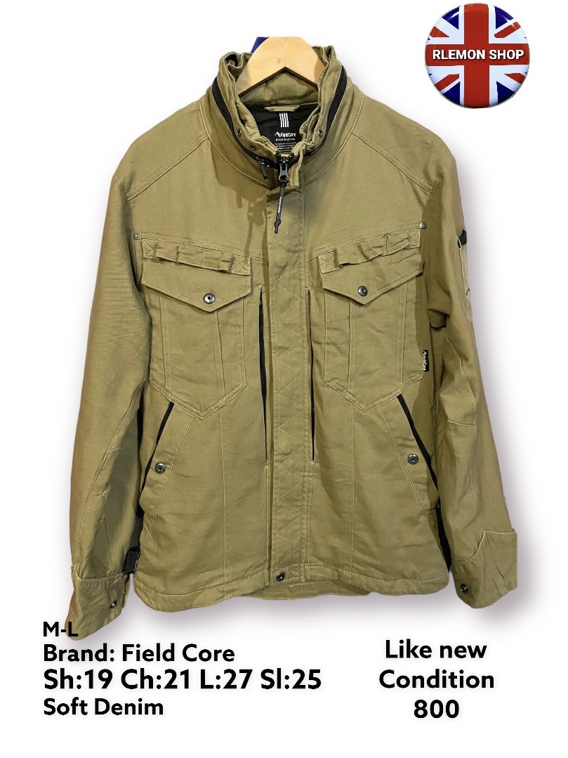 Field Core Denim Riding Jacket on Carousell