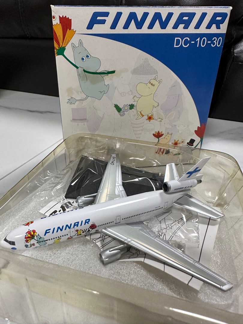 Finnair x Moomin姆明模型飛機DC-10-30, 興趣及遊戲, 收藏品及紀念品