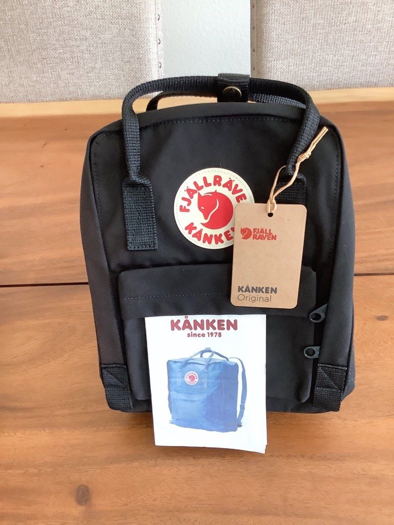 FJALLRAVEN Kånken Mini Backpack - BLACK