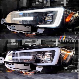 Forester Impreza wrx Levorg projector headlamps headlights switchback sequential signal led drl projector