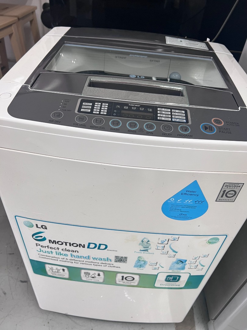 Free delivery LG 7kg Inverter Direct Drive Top Load Washer, TV & Home