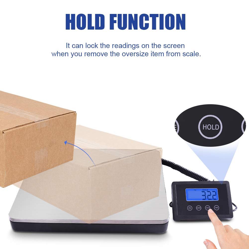 Fuzion Shipping Scale 360lb with High Accuracy, Stainless Steel Heavy
