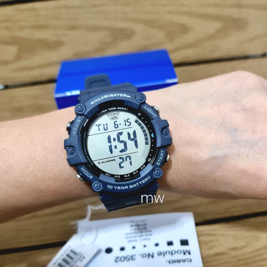 Casio big digital watch online