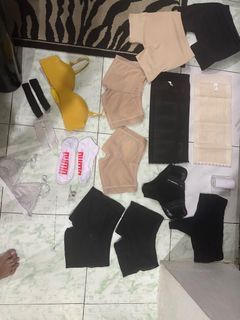 Girdle, Butt Pads, Butt enhancer, socks, headband, lace bra, corset bundle