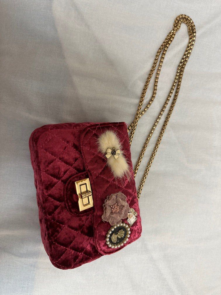 Girls red purse hot sale