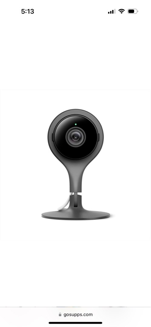 Black shop nest camera