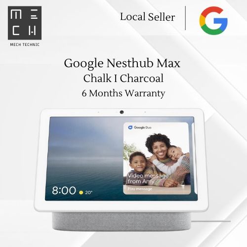 Google nest best sale hub max charcoal