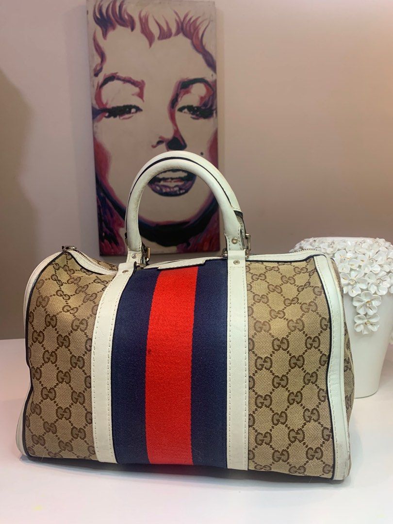 Authentic Gucci Boston Patent Speedy 35 With Dustbag, Luxury, Bags &  Wallets on Carousell