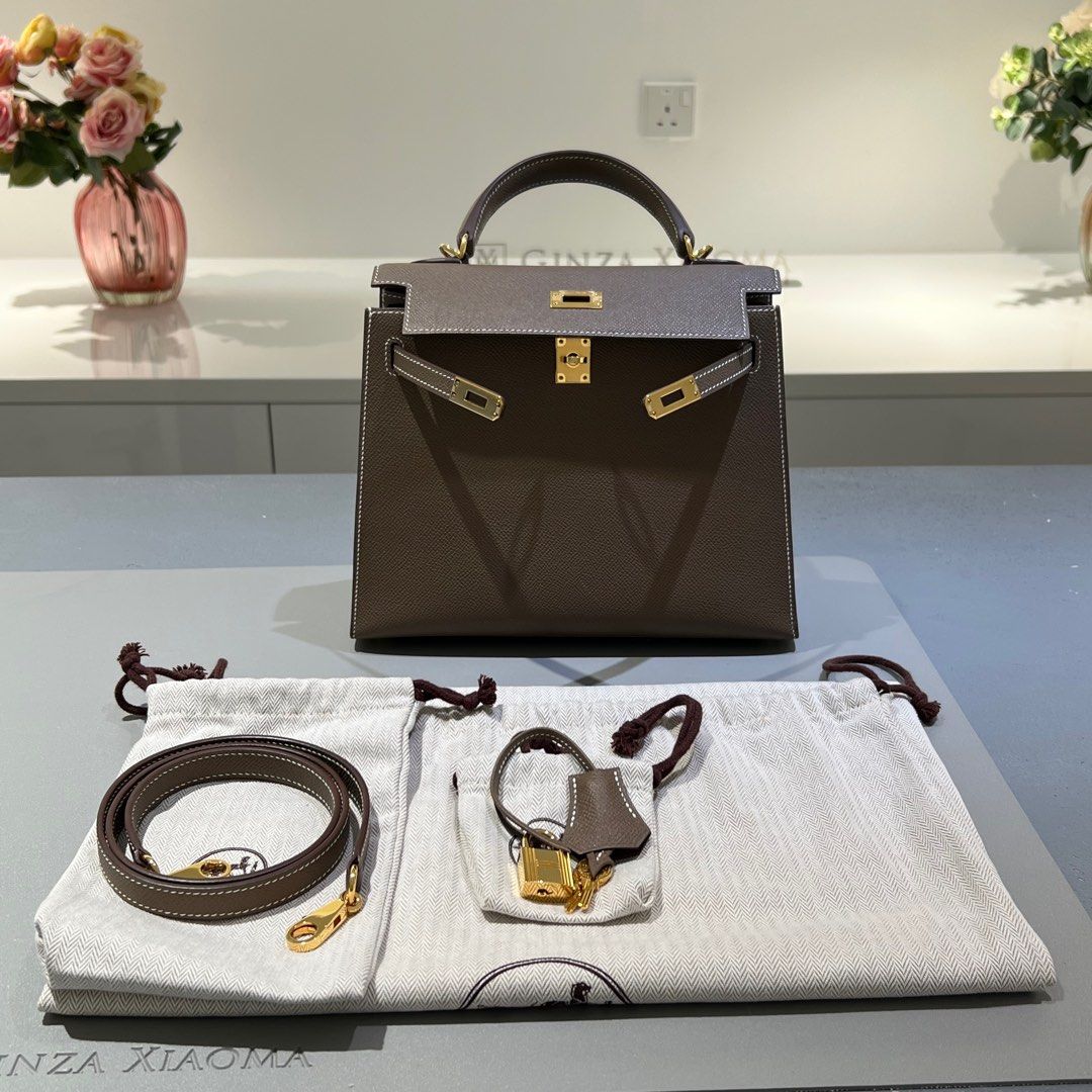 Hermes kelly 25 sellier, Luxury, Bags & Wallets on Carousell