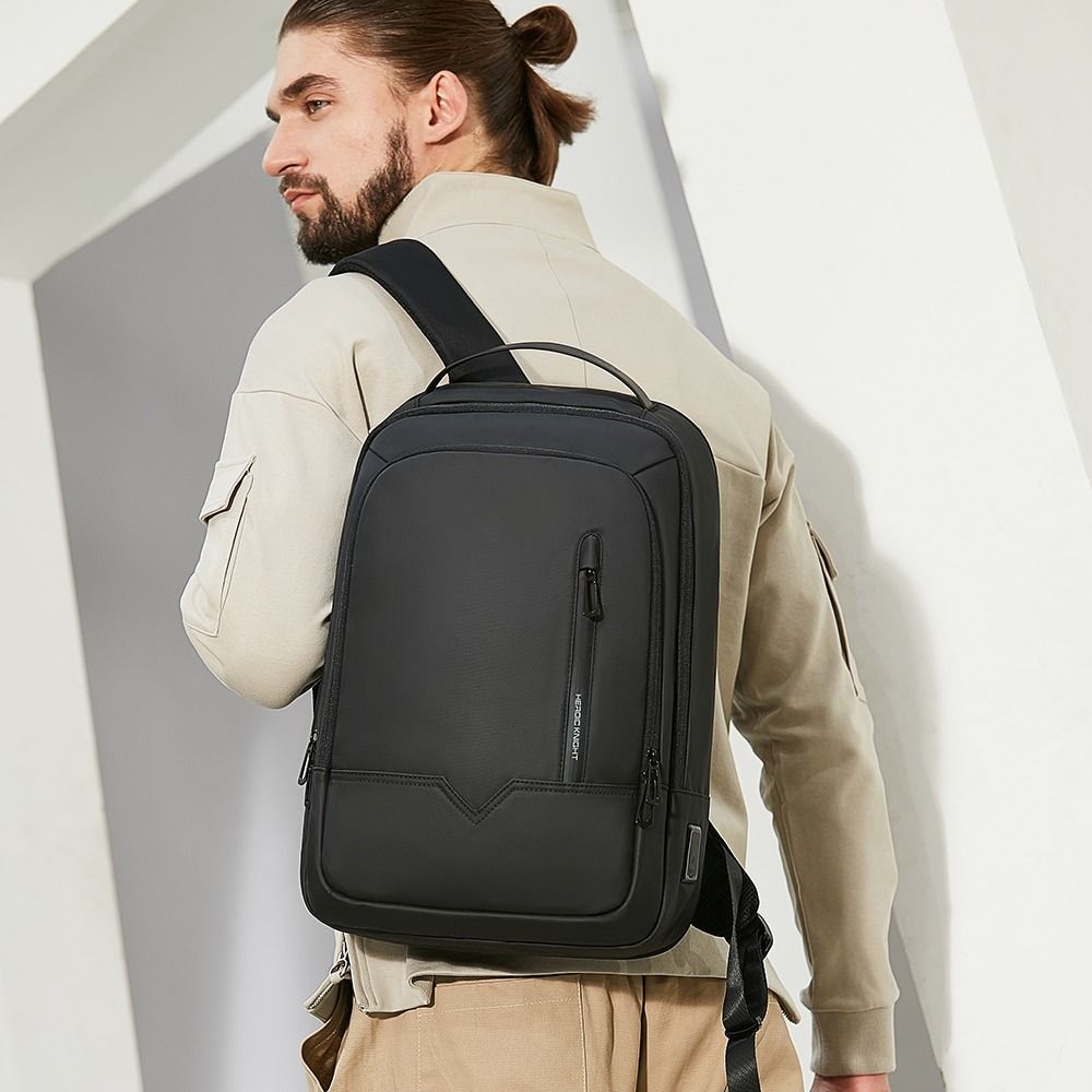 Slim ultrabook backpack top