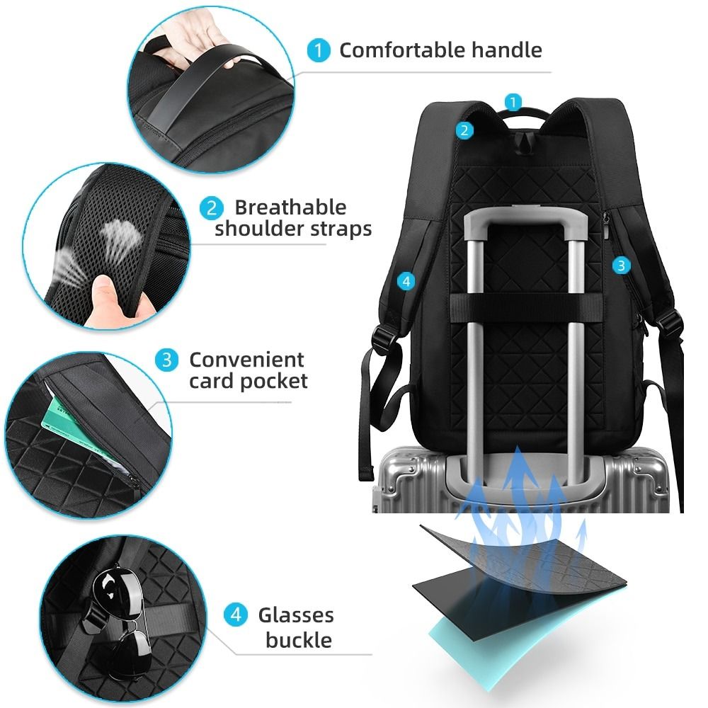 HK Light Weight Slim Man Laptop Backpack Waterproof School Bag With USB Charging For Boys Teenagers Luxury Backpack Men On Work Carousell