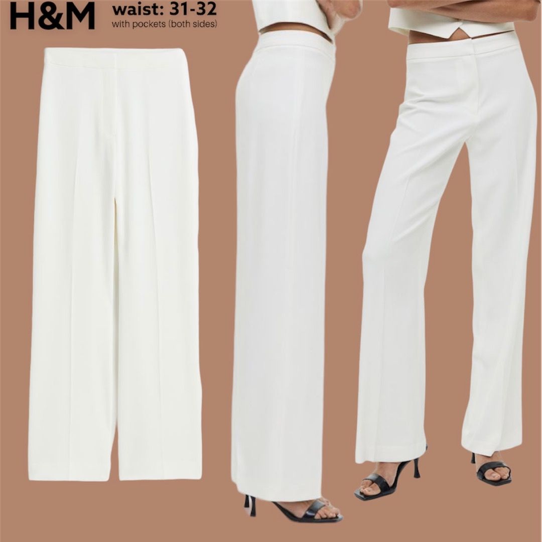 H and m clearance wide leg trousers