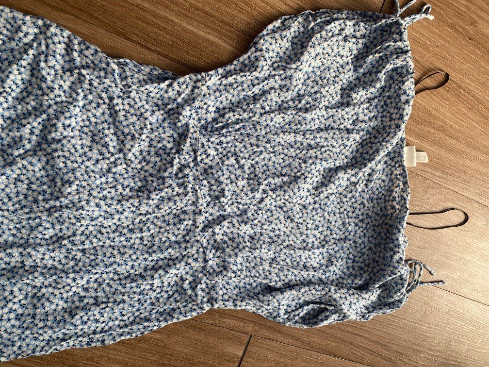 H&m baby blue best sale dress