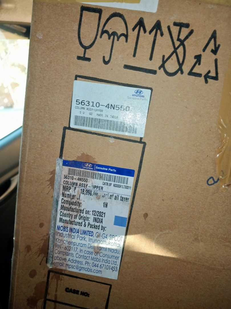 Hyundai Eon steering column with Torque Sensor on Carousell