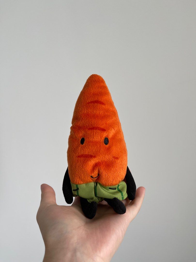 IKEA carrot squeaky soft toy plush