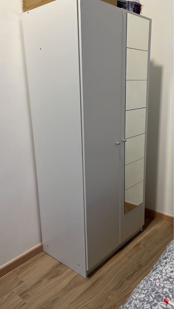 Ikea Kleppstad Wardrobe, Furniture & Home Living, Furniture, Shelves ...