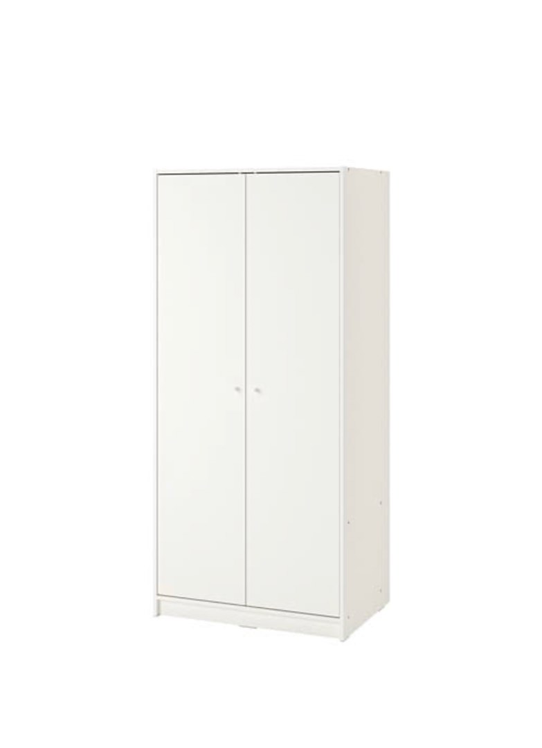 Ikea Kleppstad Wardrobe, Furniture & Home Living, Furniture, Shelves ...