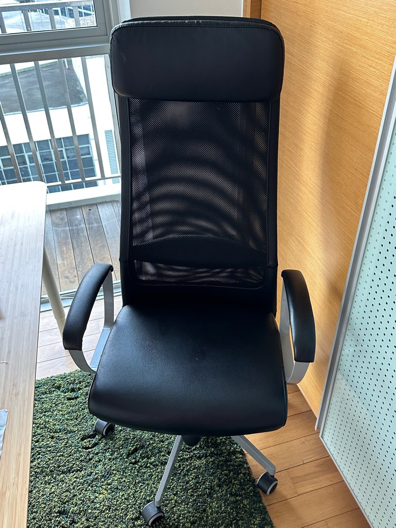 Ikea markus leather sales