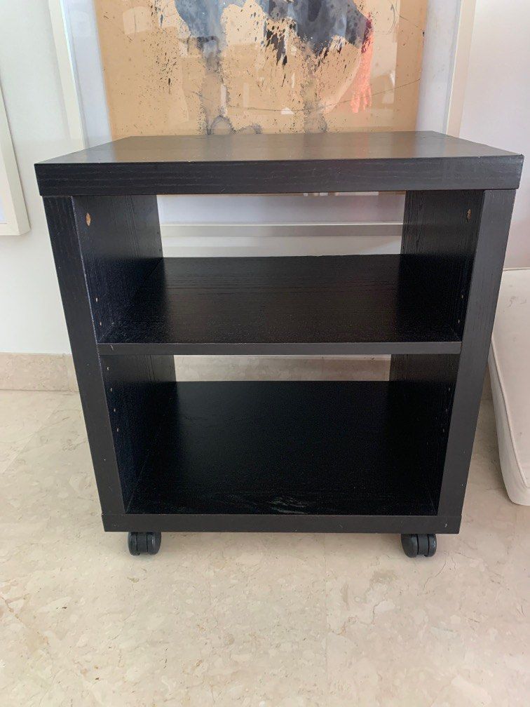 IKEA shelves on wheels, Furniture & Home Living, Furniture, Shelves