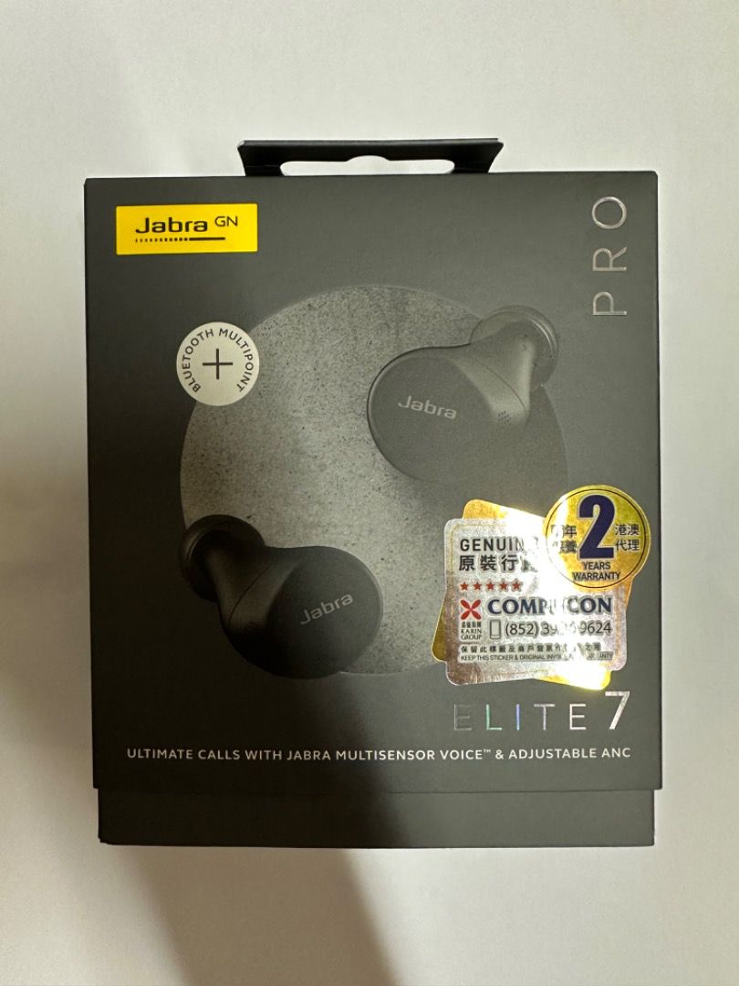 Jabra elite 7 pro earphone 黑色, 音響器材, 耳機- Carousell