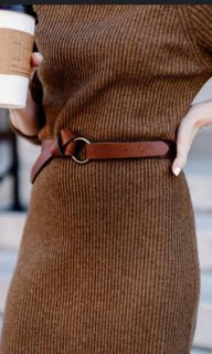 japanese brand leather dress belt